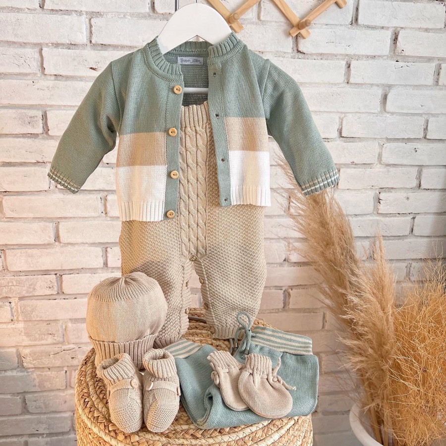 Kit algodão doce - Bege e verde jard. pipoca bege